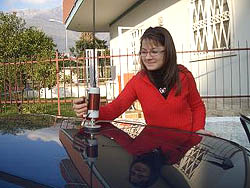 La mia assistente... durante la taratura