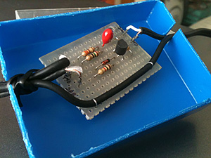 La schedina assemblata